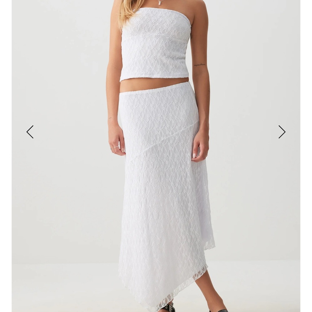 BNWT Ardene White Lace Set
